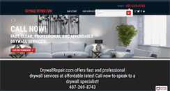 Desktop Screenshot of drywallrepair.com